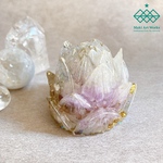 Lotus orgonite / White purple