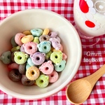 【ピアス・イヤリング】カラフルくまシリアル