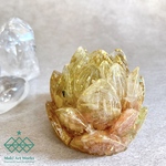 Lotus orgonite / Yellow orange