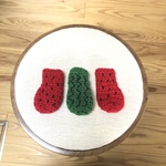 スイカ柄のピアノペダルカバー🍉