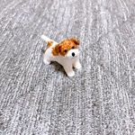 ミニチュア　犬　ジャックラッセルテリア　フィギュア　置物　粘土