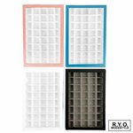 ルースケース 窓付き 紙箱 30ｍｍ 仕切り台紙 4color アクセサリー