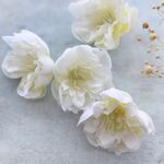 6個 【F7-d】フラワーパーツ　布花 　花材・造花