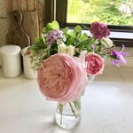occoさんの気まぐれ花束　ミントと初夏の花のハーブブーケ