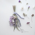 𖦞香る𖦞ラベンダーとスターチスのミニスワッグ 