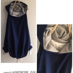 春物新作 natural cotton ヘリンボーン綺麗めブルー