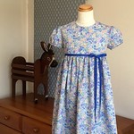 小花柄・ハイウェストワンピース　120(限定1点)