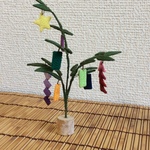 ちりめん細工・七夕の笹飾り (8)