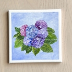 アクリル画《原画》　✴︎紫陽花✴︎