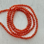 【2mm 30個】レッドアゲート　ラウンドカット