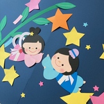 七夕　壁面飾り