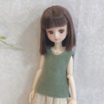 リカちゃんサイズ服　柔らかニット地タンクトップ　●送料無料●