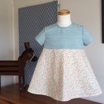 若草色のワンピース 90(限定1点)