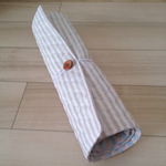 ※一点限り！ナチュラルボーダー✳︎オムツ替えシート（ブルー系）