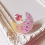 Heart Moon ring
