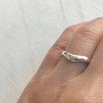 【”ym12145様”オーダー依頼品】ぷっくりV字リング silver925 src2684