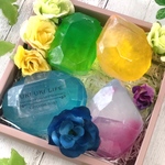 💎Aroma Jewel soap詰め合わせギフトBOX💎ソープディッシュ付き
