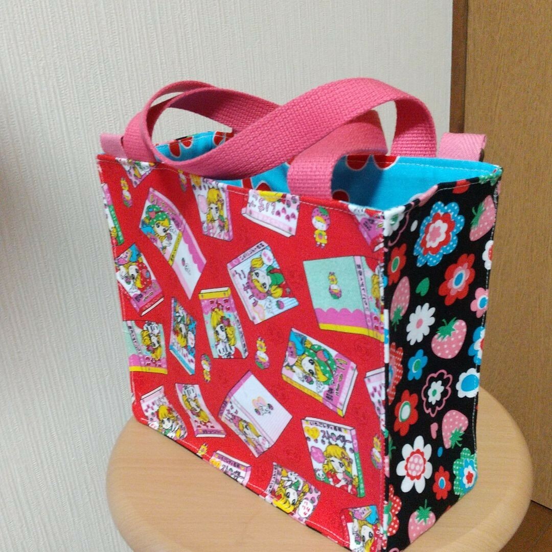 受注制作】昭和レトロ紙袋ショルダーバッグ 乙女ちっく