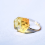 glass jewel ring にじ　#2