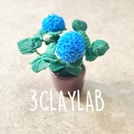 ☆送料無料☆ずっと一緒だよ/青　紫陽花