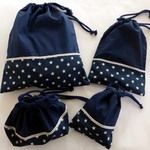 入園・入学グッズ 4点セット（紺）