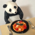 トマトとモッツァレラのパスタ(ミニチュアフード)