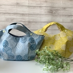 ［1点のみ］紫陽花　yellow マルシェトート(S)