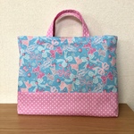 bさまオーダー品・レッスンバッグ（リボン×ピンク）