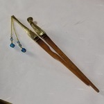 キセルかんざし　青（2本セット）