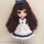 22センチドール クラシカルガール ブルー 4点セット