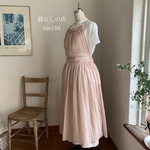 コットンリネンのスラブジャンスカ　ペールピンク ＊暮らしの店sacchi＊
