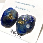 【ピアス 】宇宙の欠片　※サージカルステンレス