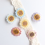 送料無料🌻6色から選べる向日葵のヘアクリップ2点セット🌸(ベビー/キッズ/向日葵/ひまわり/お花/ヘアピン/ベビーピン/ミニヘアピン/ヘアクリップ/親子リンク)
