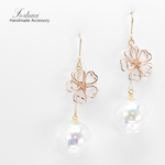 しゃぼんだま。はな(804) ピアス/イヤリング/ノンホールピアス/樹脂ピアス