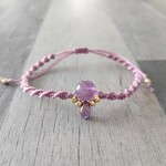 天然石のデザインブレスレット