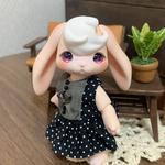 送料込❤︎cocoriangサイズの胸元配色クラシカルワンピース