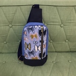 ミナペルホネン ハンドメイド BOXタイプボディバッグ スカイフラワー