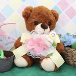 紫陽花アレンジメントシュシュ💖てるてる坊主クリップ付き❣️