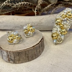 𓊆22𓊇お試しset価格♡送料無料　giragira✰ピアス&ヘアクリップ𓂏⸝⋆