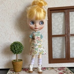 半袖ニットワンピ　リカちゃん　ブライス