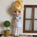 半袖ニットワンピ　リカちゃん　ブライス