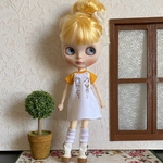 半袖ニットワンピ　リカちゃん　ブライス