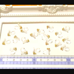 樹脂製 ノンホールピアス カン付き 5ペア10個入り