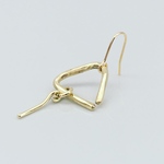 真鍮ピアス「triangle」