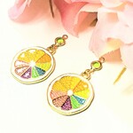 ［再販］ ジューシー レモン、ピアス、イヤリング、送料無料♪