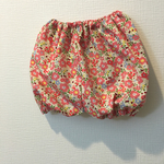 ピンク お花柄 かぼちゃパンツ