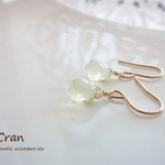 K14gf:*mini*ピアス レモンクォーツ