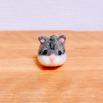 目が合ってるキーホルダー ジャンガリアンハムスター