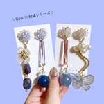 刺繍シリーズピアス【右】2way | melancholily