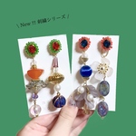 刺繍シリーズピアス【左】2way | melancholily